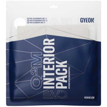 Gyeon Q2M EVO InteriorPack (40x40 cm), sada 4ks mikrovlaknových utierok pre interier