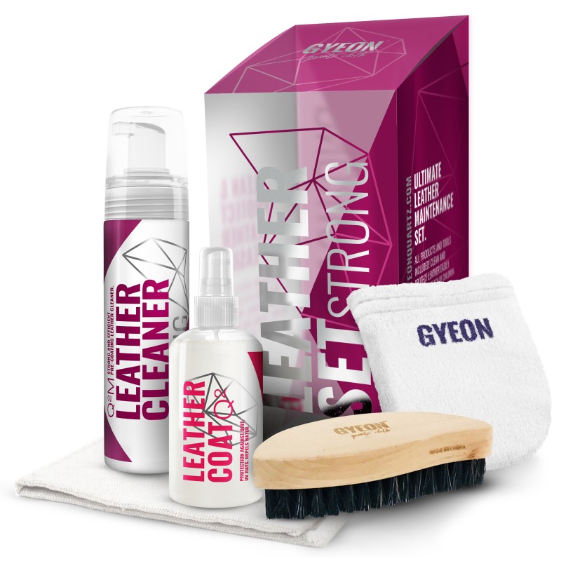 Gyeon Q2M Leather Set STRONG set na čistenie a ošetrenie kože Gyeon Q2M Leather Set STRONG set na čistenie a ošetrenie kože