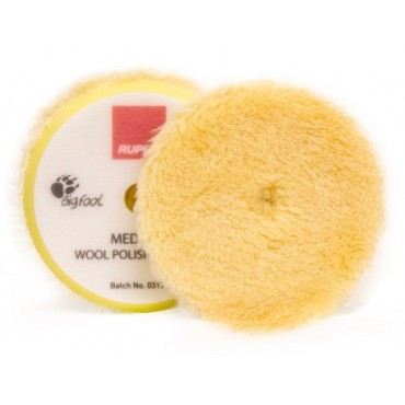 Rupes leštiaci kotúč Yellow Wool - medium/žltý, 130-150mm